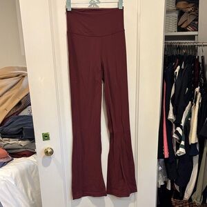 lululemon athletica Maroon Flare Pants